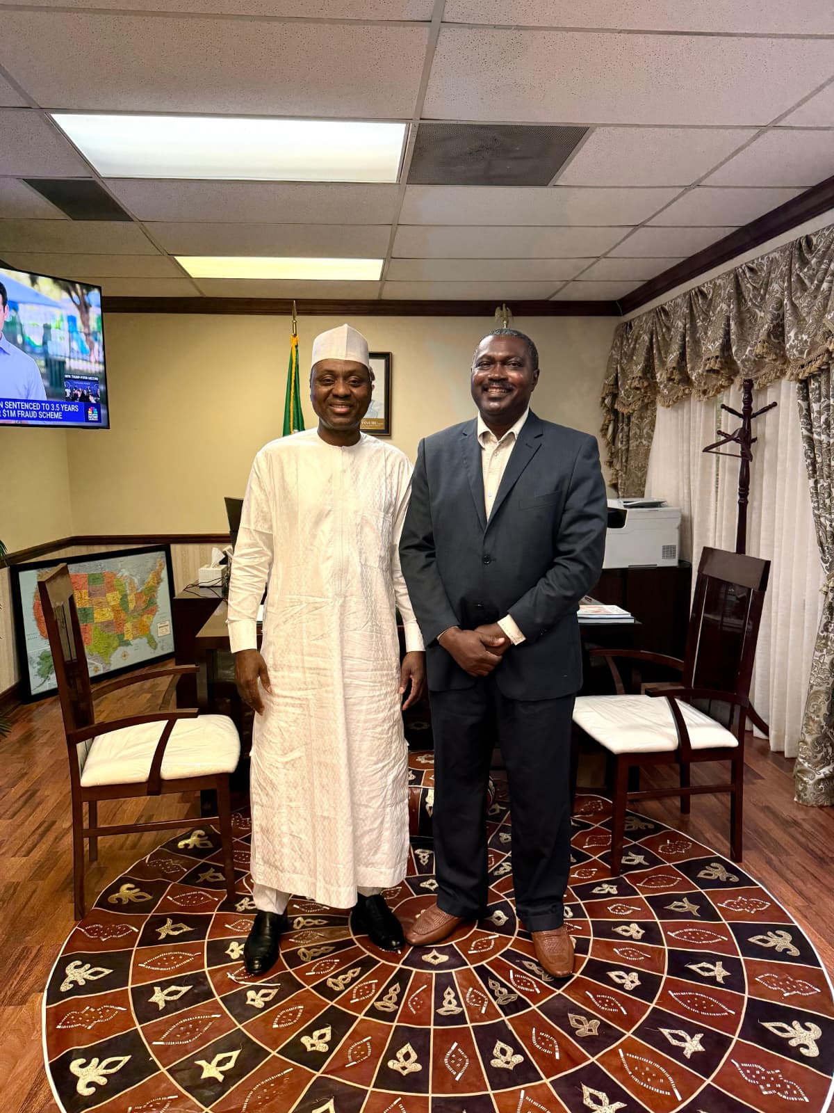 Visit to Ambassador Namadina, Consul General, Nigerian Consulate Atlanta